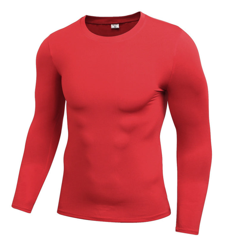Men'S Blank Long Sleeve Compression Top