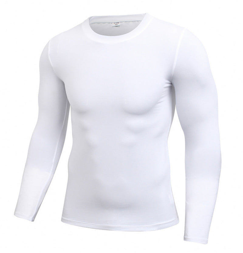 Men'S Blank Long Sleeve Compression Top