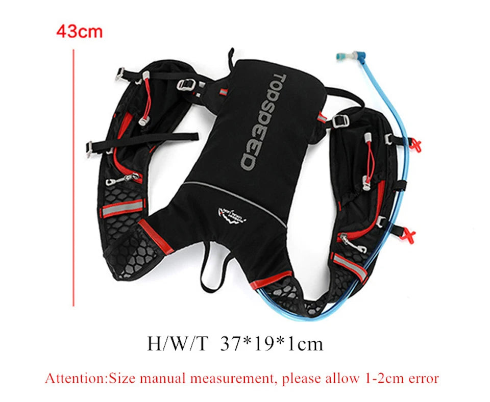 5L Breathable Vest Trail Running Backpacks Lightweight Male Cycling Run Jogging Marathon Backpack Riding Bike Climbing Bag