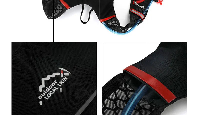 Ultra Light Running Bag Hydration Cycling Backpack Women Men Outdoor Jogging Sport Vest 1.5L Water Bladder