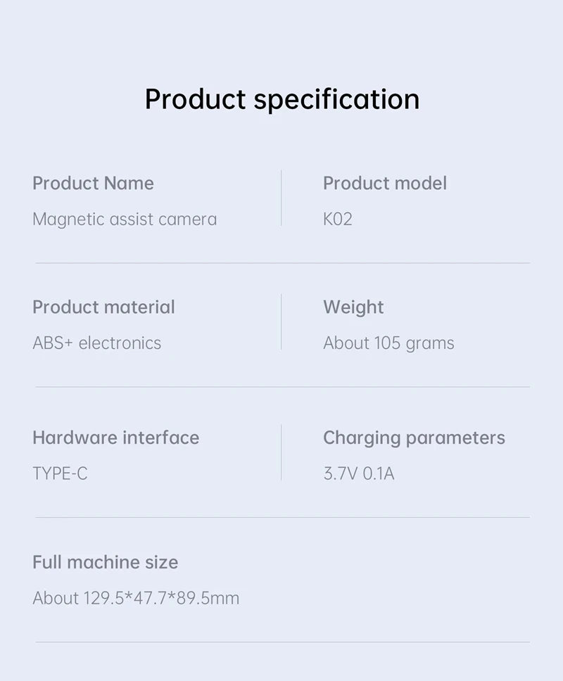 LINIM k02 Magnetic Phone Bluetooth Selfie Stick Handheld Portable Photography Selfie Phone Grip with LED Light Ergonomic Design