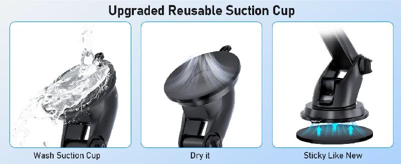 2026 NEW Universal Sucker Car Phone Holder 360° Windshield Car Dashboard Mobile Cell Support Bracket for Smartphones