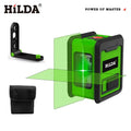 HILDA Laser Level Meter 2-Lines Cross Green Level Laser Horizontal & Vertical Nivel Laser Self-Leveling
