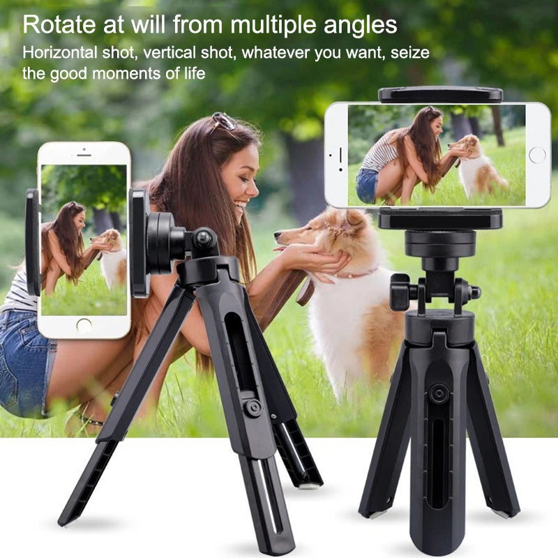 Pocket-Sized Extendable Phone Tripod Mount Selfie Stick for Live Streaming