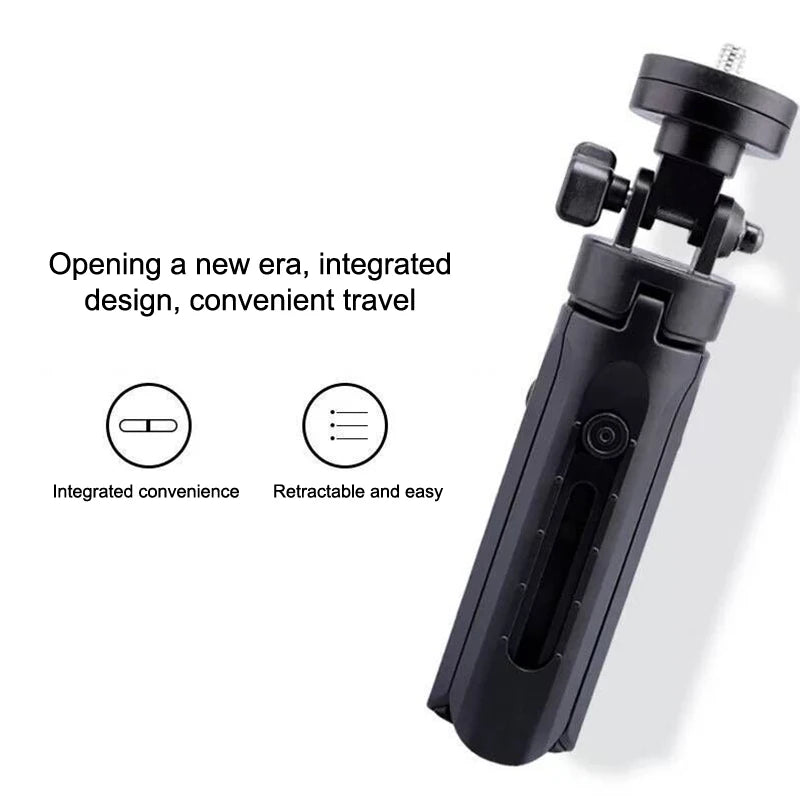 Pocket-Sized Extendable Phone Tripod Mount Selfie Stick for Live Streaming