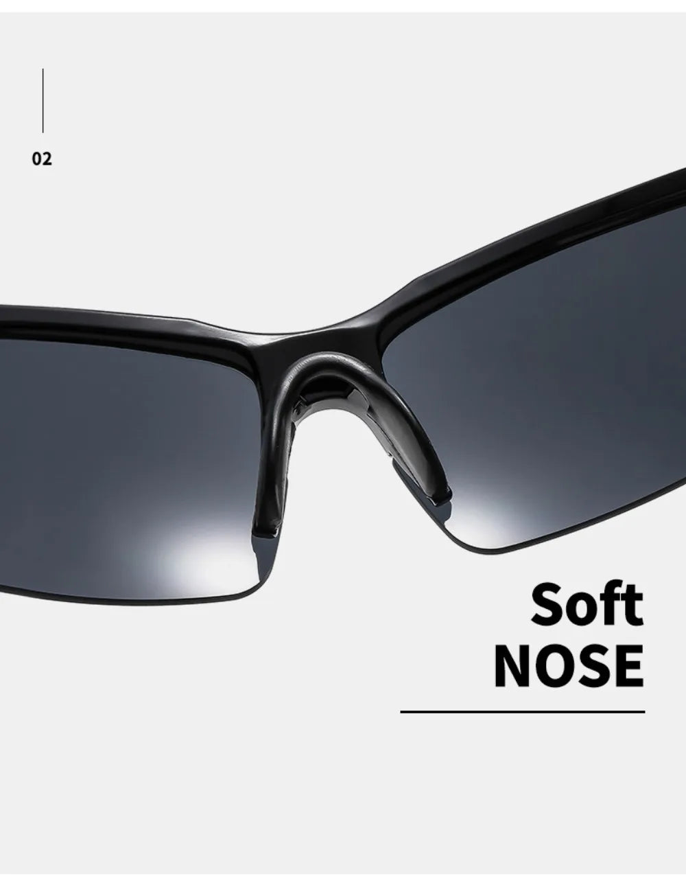 lunettes de soleil homme Sports Cycling Sunglasses Polarized Sunglasses for Men Fishing Sun Glasses Lightweight Outdoor Goggles