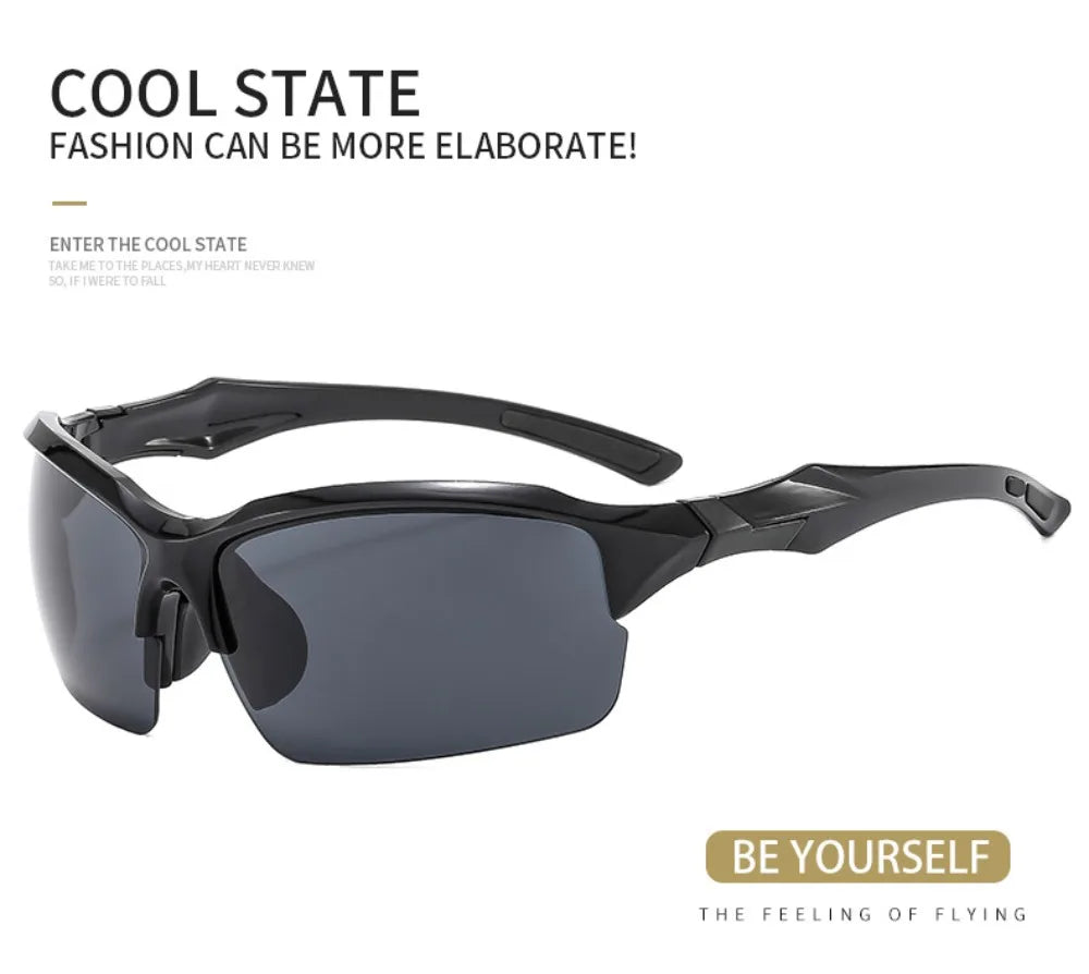 lunettes de soleil homme Sports Cycling Sunglasses Polarized Sunglasses for Men Fishing Sun Glasses Lightweight Outdoor Goggles