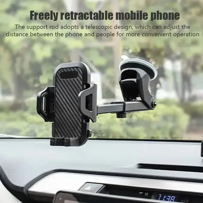 2026 NEW Universal Sucker Car Phone Holder 360° Windshield Car Dashboard Mobile Cell Support Bracket for Smartphones