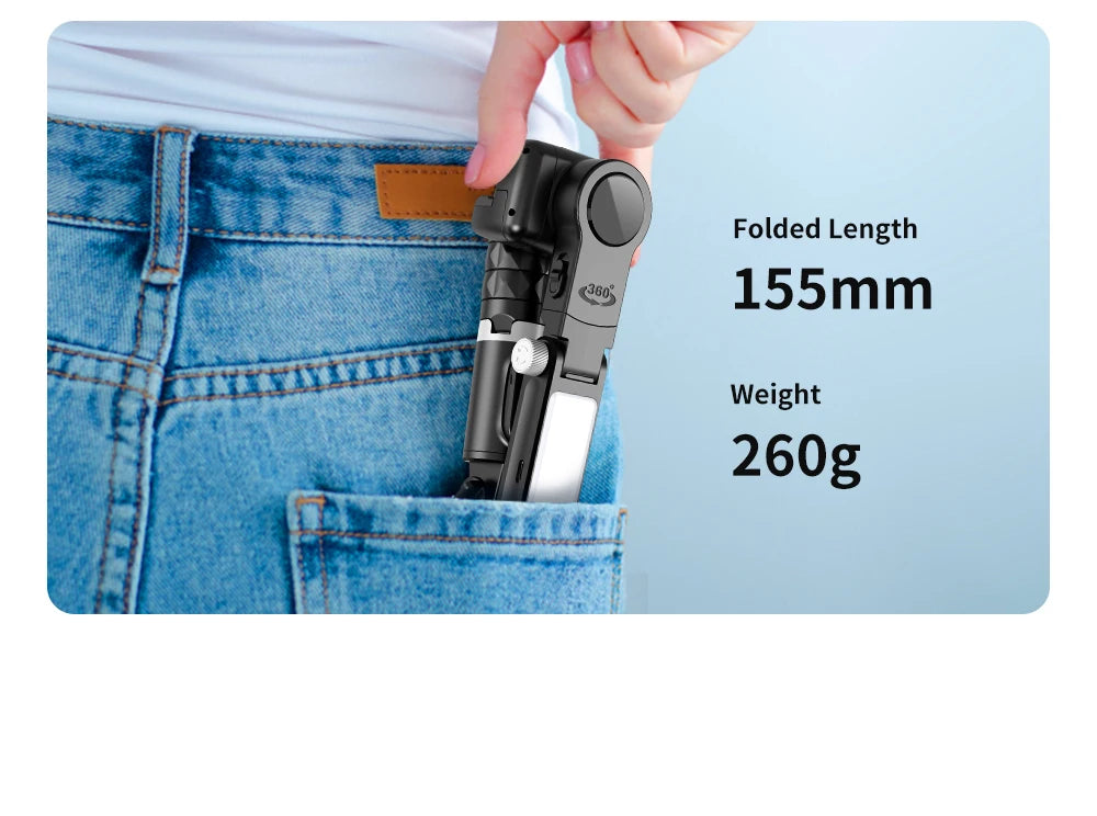 Handheld Gimbal Stabilizer Selfie Stick Tripod For iPhone Android Cell Phone Mobile Smartphone Camera Hand Portable Cellphone