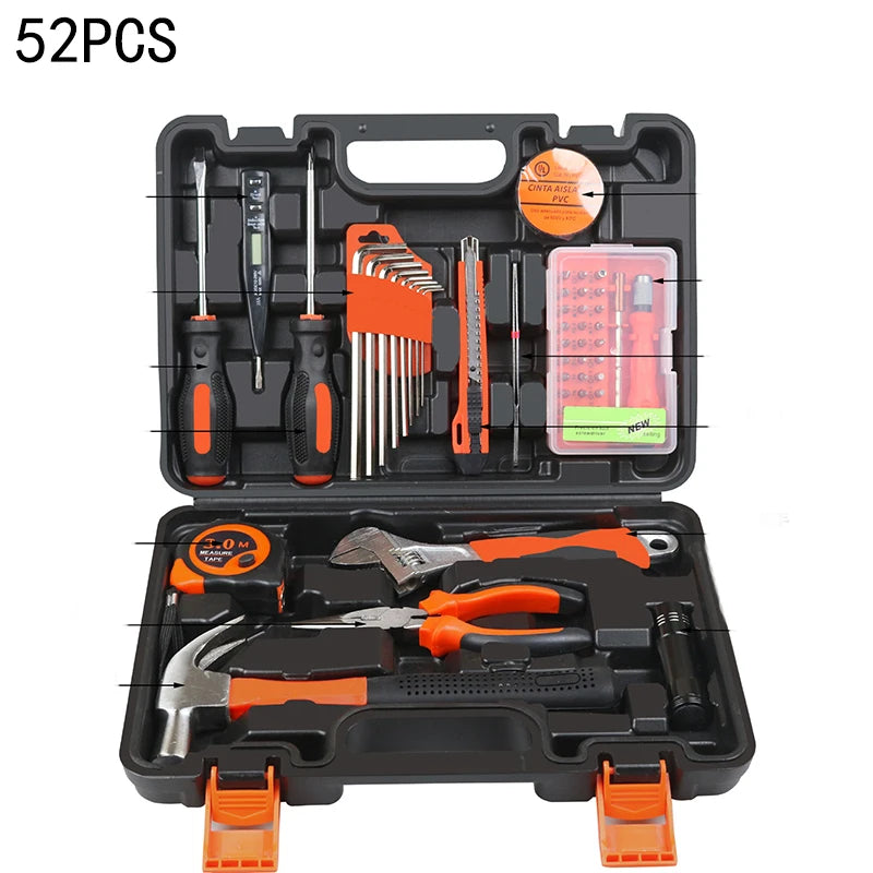 New Hardware Tool Set Combination Tool Set Multifunctional Household Use Manual Woodworking Toolbox Manual Repair Tool Sets