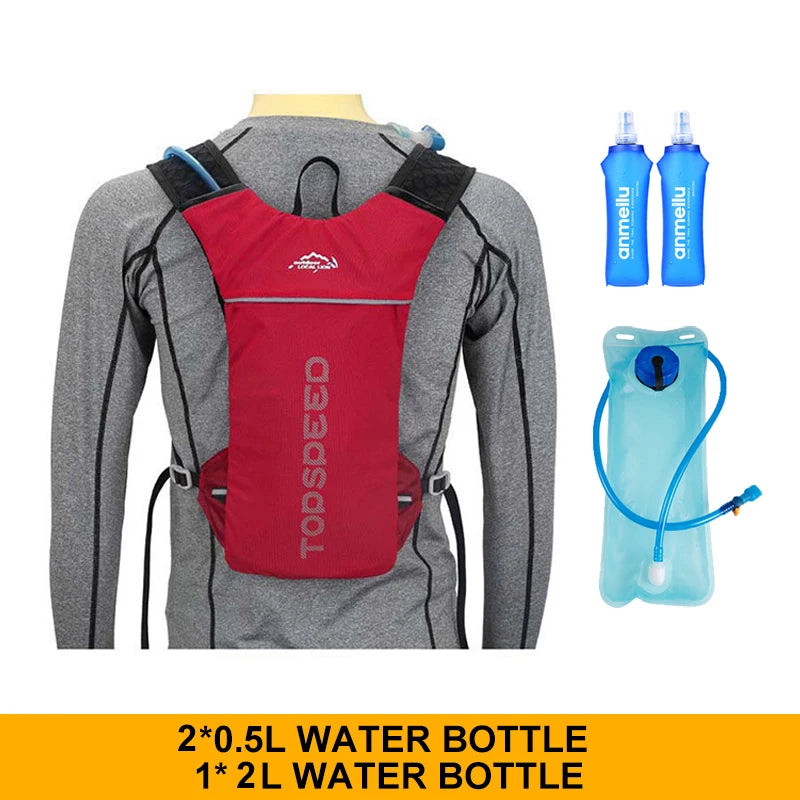 5L Breathable Vest Trail Running Backpacks Lightweight Male Cycling Run Jogging Marathon Backpack Riding Bike Climbing Bag