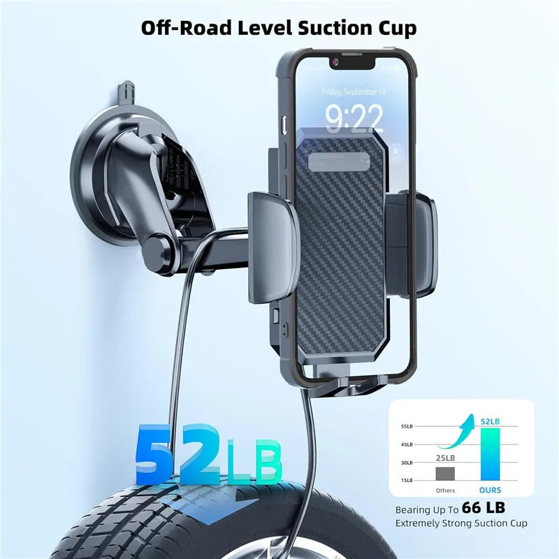 2026 NEW Universal Sucker Car Phone Holder 360° Windshield Car Dashboard Mobile Cell Support Bracket for Smartphones