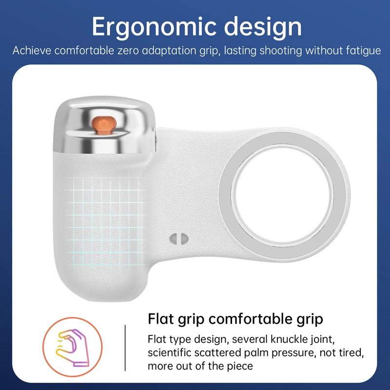 LINIM k02 Magnetic Phone Bluetooth Selfie Stick Handheld Portable Photography Selfie Phone Grip with LED Light Ergonomic Design