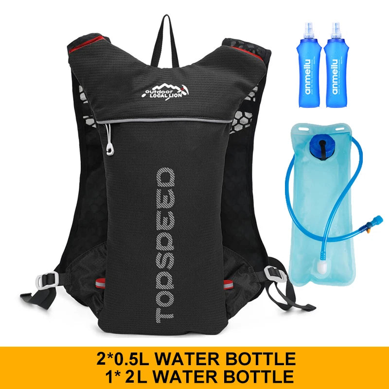 5L Breathable Vest Trail Running Backpacks Lightweight Male Cycling Run Jogging Marathon Backpack Riding Bike Climbing Bag