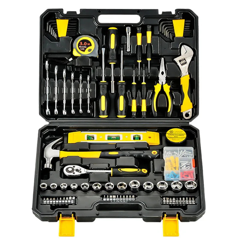 New Hardware Tool Set Combination Tool Set Multifunctional Household Use Manual Woodworking Toolbox Manual Repair Tool Sets