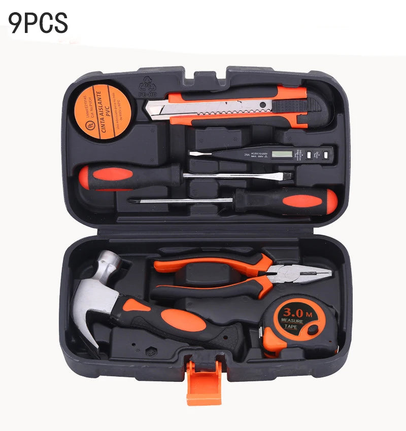 New Hardware Tool Set Combination Tool Set Multifunctional Household Use Manual Woodworking Toolbox Manual Repair Tool Sets