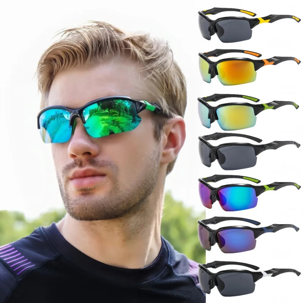 lunettes de soleil homme Sports Cycling Sunglasses Polarized Sunglasses for Men Fishing Sun Glasses Lightweight Outdoor Goggles