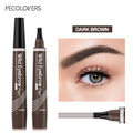 4 Fork Waterproof Eyebrow Pencil Women 3D Long Lasting Natural Liquid Eye Brow Pen Eyebrow Tint Tattoo Pen Tip Makeup Tools