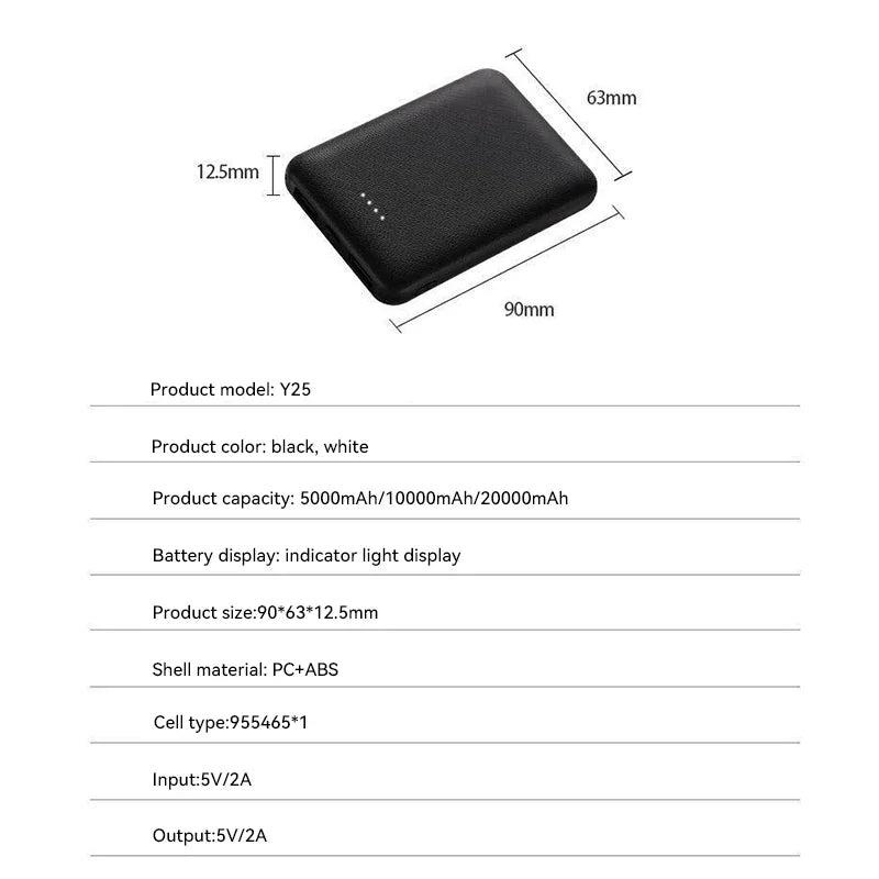 OnePlus Portable Power Bank 20000mah External Battery USB Fast Charging Mini Heating For Vest Jacket Socks Glove Equipment