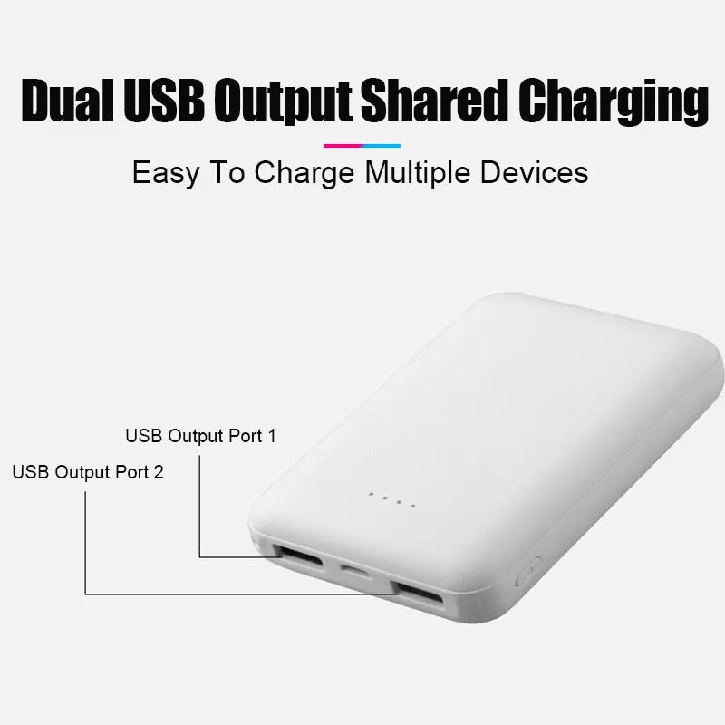 20000mAh New Portable Mini Power Bank Charger USB Fast Charging External Battery Pack For Heating Vest Jacket Scarf Socks Gloves
