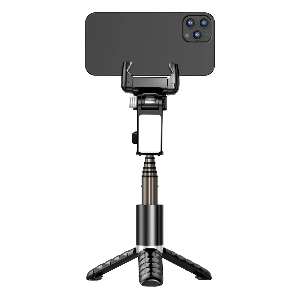Q18 Desktop Following the shooting Mode Gimbal Stabilizer Selfie Stick Tripod with Fill Light for iPhone Cell Phone Smartphone