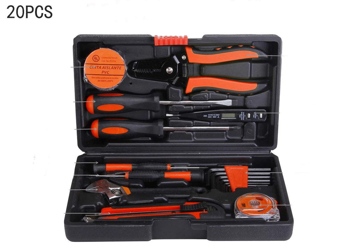 New Hardware Tool Set Combination Tool Set Multifunctional Household Use Manual Woodworking Toolbox Manual Repair Tool Sets