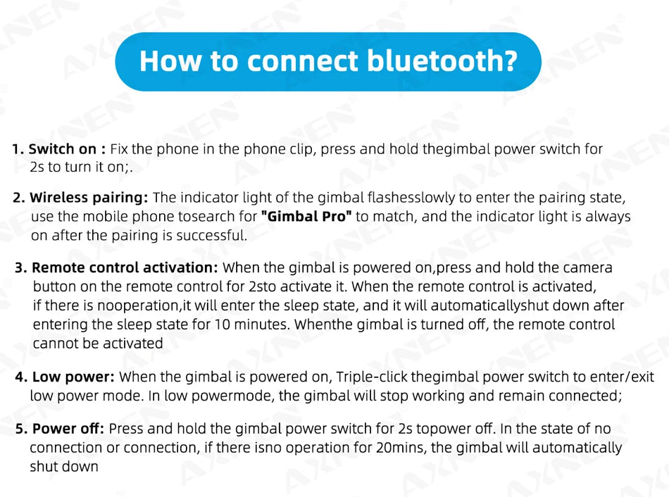 360 Rotation Following Shooting Mode Gimbal Stabilizer Selfie Stick Tripod Gimbal For iPhone Phone Smartphone Live Photography